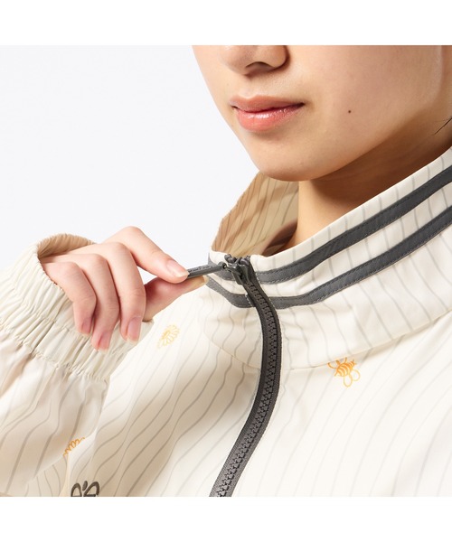hummel(ヒュンメル)の「hummel/ヒュンメル HMP クロスジャケット(ナイロンジャケット・レディース・アイボリー/ブラック/ブルー・S/M/L/XL)」の8枚目の写真