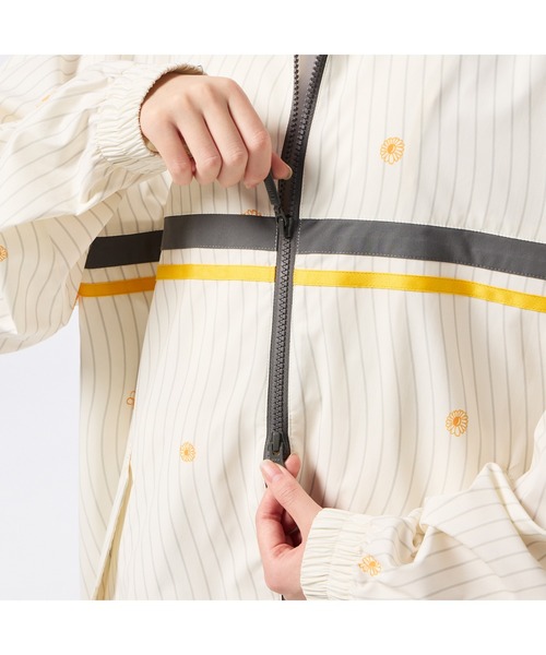 hummel(ヒュンメル)の「hummel/ヒュンメル HMP クロスジャケット(ナイロンジャケット・レディース・アイボリー/ブラック/ブルー・S/M/L/XL)」の14枚目の写真