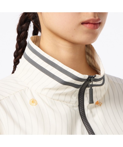 hummel(ヒュンメル)の「hummel/ヒュンメル HMP クロスジャケット(ナイロンジャケット・レディース・アイボリー/ブラック/ブルー・S/M/L/XL)」の18枚目の写真