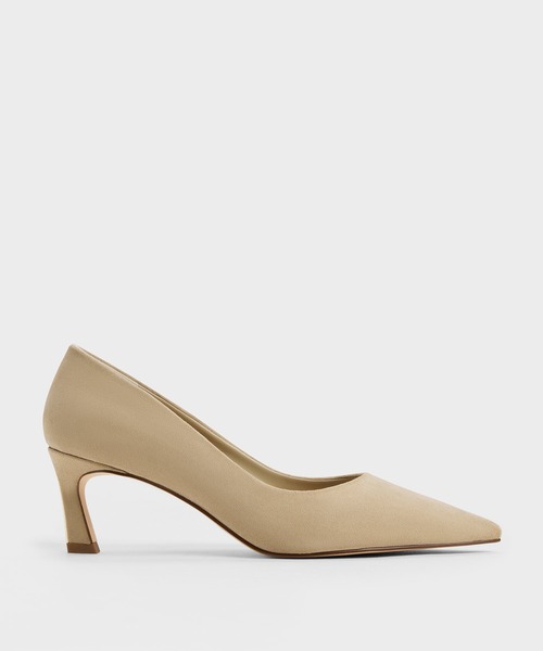 CHARLES & KEITH（チャールズ & キース）の「Kerra ケラ ポインテットミッドヒール（パンプス・レディース・ベージュ/ホワイト/ブラック・23.5cm/22cm/22.5cm/25cm/24.5cm/23cm）」の22枚目の写真