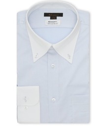 m.f.editorial | ワイシャツ メンズ ノンアイロン ネクスコット 綿100% コットン ボタンダウン 長袖 ビジネス ドレス NEWスタンダードフィット(ビジネスシャツ)