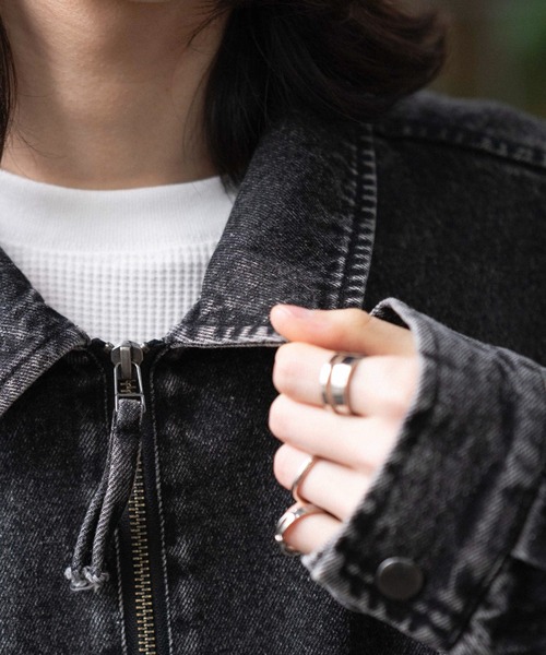 WEGO（ウィゴー）の「WEGO/【26年春夏新作】フライトジャケット（ブルゾン・メンズ・ブラウン/ブラック系3/コバルトブルー/チャコール・MEDIUM/LARGE）」の13枚目の写真