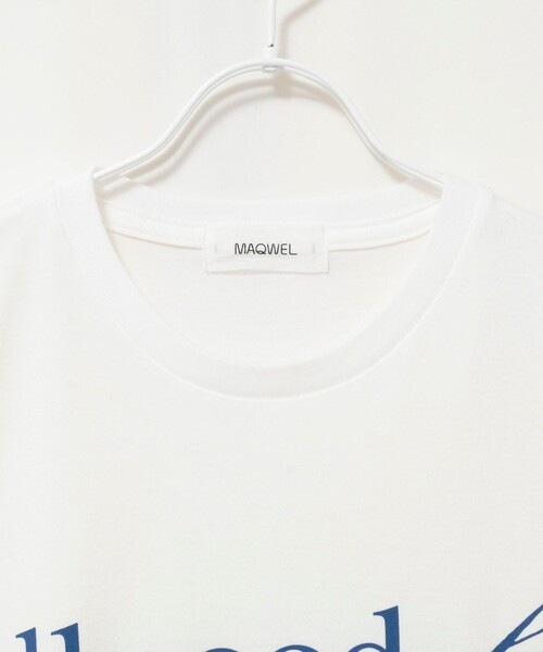 MAQWEL（マクウェル）の「【MAQWEL/マクウェル】ウォッシャブルAgfT T-SHIRT（Tシャツ/カットソー・レディース・オフホワイト/ダークグリーン・FREE）」の21枚目の写真