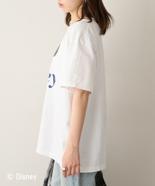 GOOD ROCK SPEED(グッドロックスピード)の「【GOOD ROCK SPEED】Disney / Mickey Mouse ミッキーマウス / Tシャツ(Tシャツ/カットソー・レディース・ブラウン/ホワイト・FREE)」の12枚目の写真