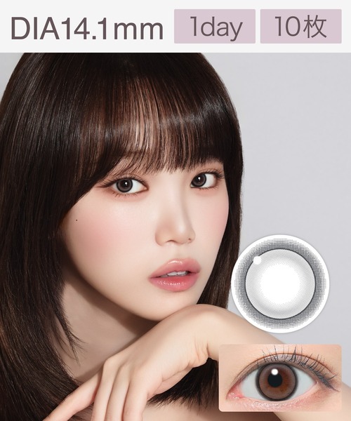 セール】ReVIA 1day COLOR スティルレイ （10枚入り）（コンタクト
