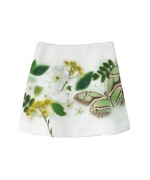 Planet Print Mini Skirt