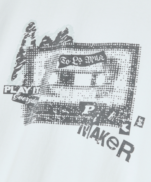 PIECEMAKER(ピースメーカー)の「VINTAGE TAPE TEE (WHITE)(Tシャツ/カットソー・レディース・その他・M/L)」の5枚目の写真