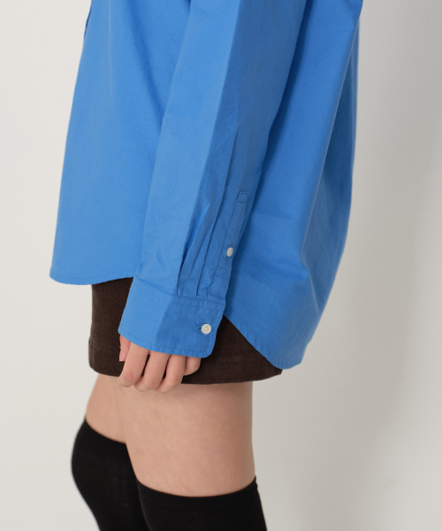 MUSINSA STANDARD WOMAN（ムシンサスタンダードウーマン）の「ウィメンズリラックスドオックスフォードシャツ[サックスブルー]（シャツ/ブラウス・レディース・その他・SMALL/MEDIUM/LARGE/X-SMALL）」の5枚目の写真