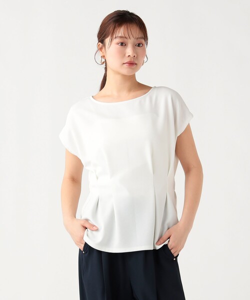 BEAMS HEART(ビームスハート)の「【7/2値下げ】タック ペプラム プルオーバー(Tシャツ/カットソー・レディース・オフホワイト/ブラック/ブラウン系その他4/ミント・FREE)」の8枚目の写真