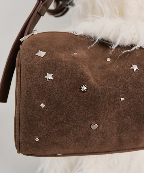 mystic（ミスティック）の「スタッズミニBAG（トートバッグ・レディース・ブラウン・ONE SIZE）」の4枚目の写真