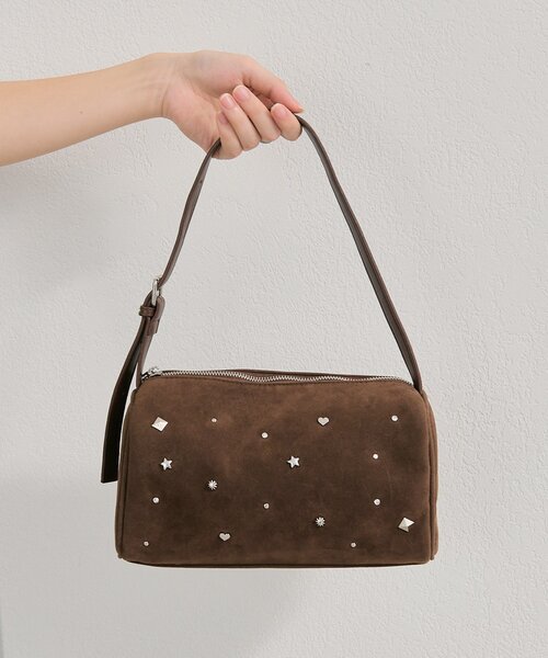 mystic（ミスティック）の「スタッズミニBAG（トートバッグ・レディース・ブラウン・ONE SIZE）」の7枚目の写真