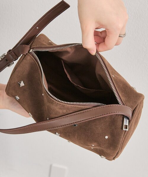 mystic（ミスティック）の「スタッズミニBAG（トートバッグ・レディース・ブラウン・ONE SIZE）」の11枚目の写真