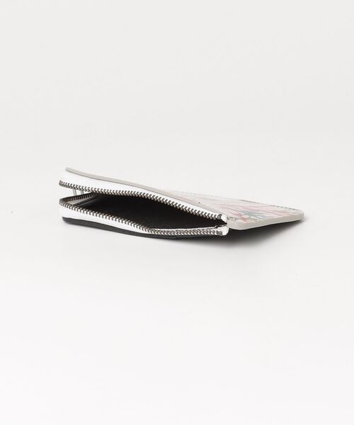 【macromauro】 L-PURSE - paint WHITE