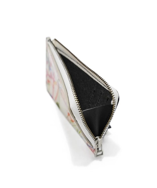 【macromauro】 L-PURSE - paint WHITE
