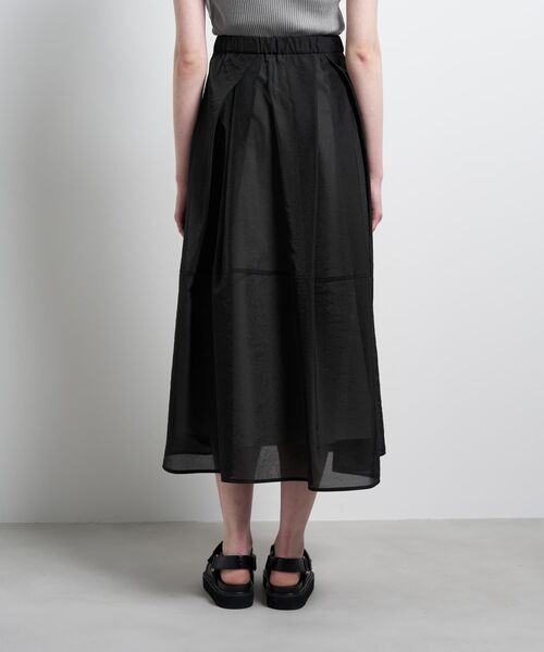 LANVIN en Bleu(ランバンオンブルー)の「シアータックフレアスカート(スカート・レディース・ブラック/イエロー・38/36)」の17枚目の写真