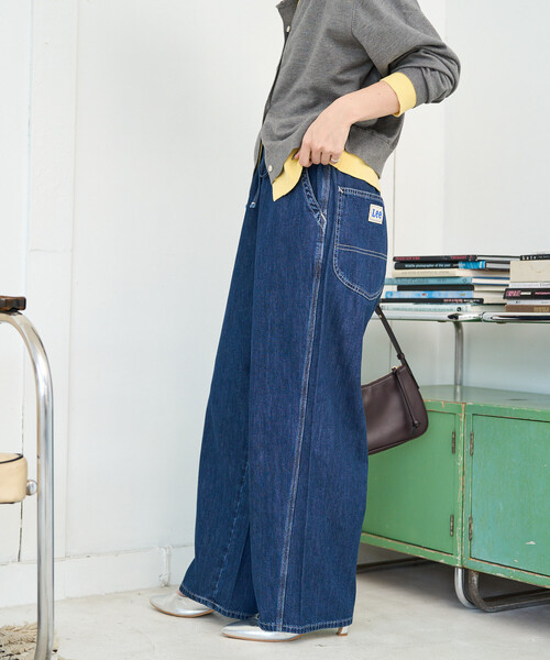 FREAK'S STORE(フリークスストア)の「限定展開 Lee × FREAK'S STORE/リー 別注 リラックス イージーパンツ(デニムパンツ・レディース・ブルー/ネイビー/サックスブルー・MEDIUM/SMALL)」の20枚目の写真