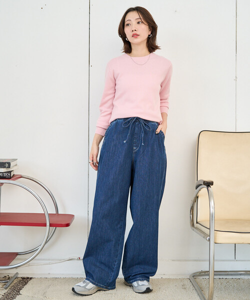 FREAK'S STORE(フリークスストア)の「限定展開 Lee × FREAK'S STORE/リー 別注 リラックス イージーパンツ(デニムパンツ・レディース・ブルー/ネイビー/サックスブルー・MEDIUM/SMALL)」の21枚目の写真