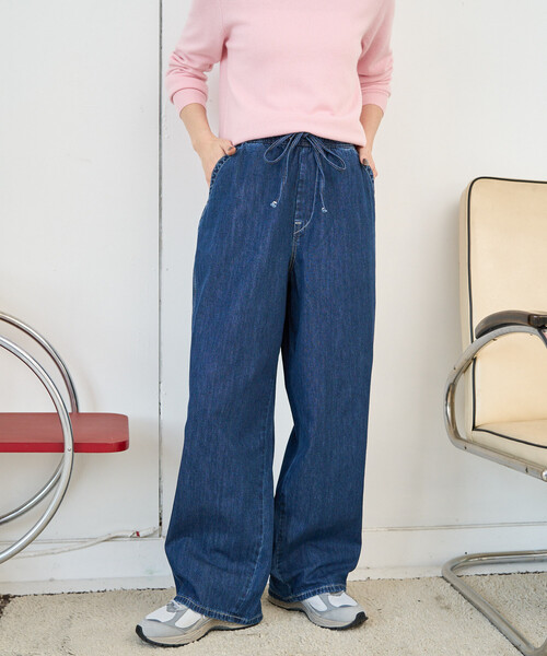 FREAK'S STORE(フリークスストア)の「限定展開 Lee × FREAK'S STORE/リー 別注 リラックス イージーパンツ(デニムパンツ・レディース・ブルー/ネイビー/サックスブルー・MEDIUM/SMALL)」の22枚目の写真