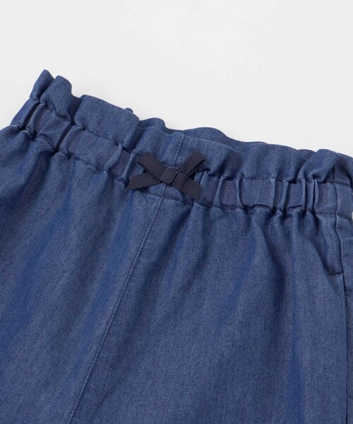 SLAP SLIP(スラップスリップ)の「キラキラ刺しゅう裾スカラップ無地ドットライトオンスデニムセットアップ(90~130cm)(セットアップ・キッズ・ネイビー/ブルー系その他・110cm/130cm/100cm/120cm/90cm)」の13枚目の写真