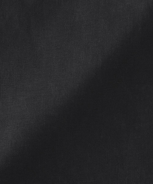 MUJI Labo(ムジラボ)の「〔MUJI Labo〕紳士 太番手リネンドローストリングジャケット(その他アウター・メンズ・ブラック/チャコールグレー・S/L/M/XL)」の7枚目の写真