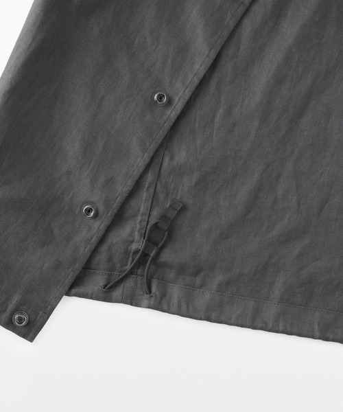 MUJI Labo(ムジラボ)の「〔MUJI Labo〕紳士 太番手リネンドローストリングジャケット(その他アウター・メンズ・ブラック/チャコールグレー・S/L/M/XL)」の14枚目の写真