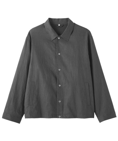 MUJI Labo(ムジラボ)の「〔MUJI Labo〕紳士 太番手リネンドローストリングジャケット(その他アウター・メンズ・ブラック/チャコールグレー・S/L/M/XL)」の16枚目の写真