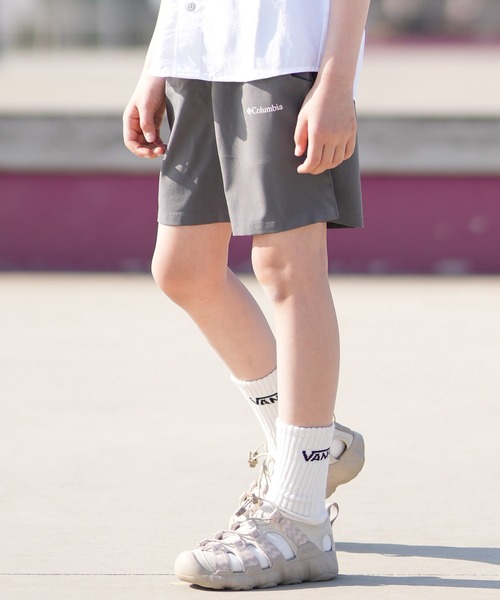 Columbia（コロンビア）の「Columbia/コロンビア キッズ ショートパンツ ハーフパンツ ワンポイント シンプル AB1824（その他パンツ・キッズ・カーキ/ブラック/グレー・S/L/M）」の2枚目の写真