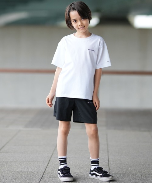 Columbia（コロンビア）の「Columbia/コロンビア キッズ ショートパンツ ハーフパンツ ワンポイント シンプル AB1824（その他パンツ・キッズ・カーキ/ブラック/グレー・S/L/M）」の8枚目の写真