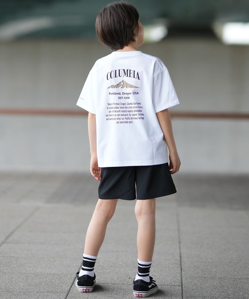 Columbia（コロンビア）の「Columbia/コロンビア キッズ ショートパンツ ハーフパンツ ワンポイント シンプル AB1824（その他パンツ・キッズ・カーキ/ブラック/グレー・S/L/M）」の9枚目の写真
