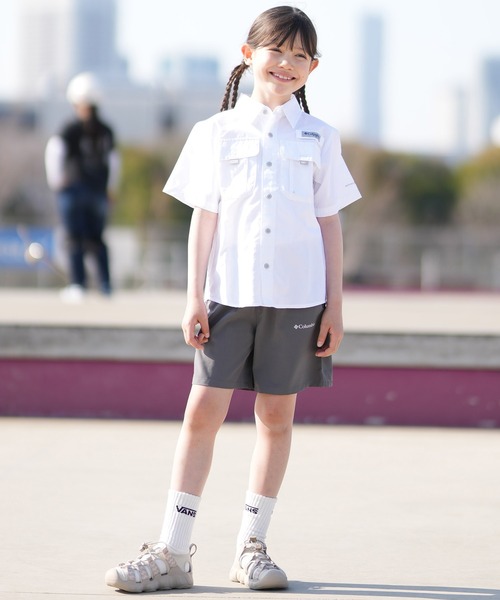 Columbia（コロンビア）の「Columbia/コロンビア キッズ ショートパンツ ハーフパンツ ワンポイント シンプル AB1824（その他パンツ・キッズ・カーキ/ブラック/グレー・S/L/M）」の11枚目の写真