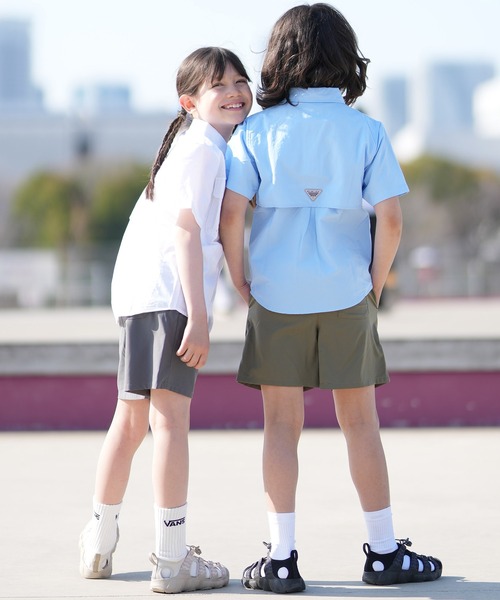 Columbia（コロンビア）の「Columbia/コロンビア キッズ ショートパンツ ハーフパンツ ワンポイント シンプル AB1824（その他パンツ・キッズ・カーキ/ブラック/グレー・S/L/M）」の19枚目の写真