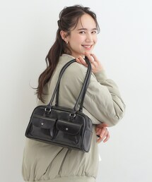 SHOO・LA・RUE | フラップポケット横長ボストンバッグ(ボストンバッグ)