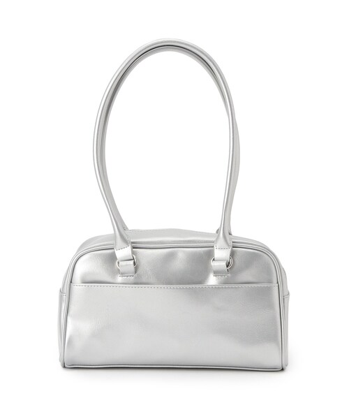 SHOO・LA・RUE（シューラルー）の「フラップポケット横長ボストンバッグ（ボストンバッグ・レディース・シルバー/ブラック・00）」の15枚目の写真