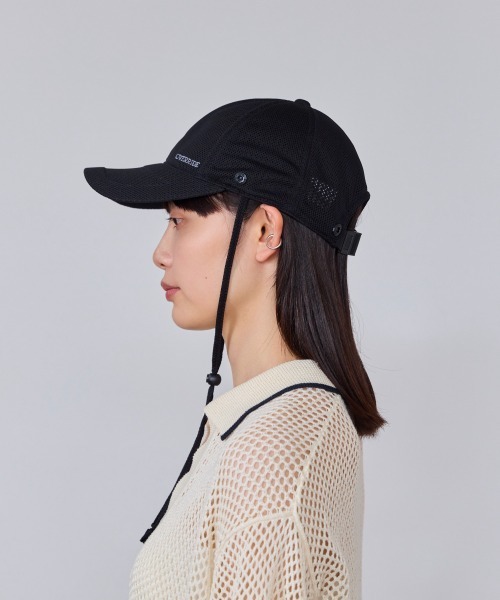 OVERRIDE（オーバーライド）の「OVERRIDE  VENTLOCK MESH SHADE CAP / オーバーライド（キャップ・レディース・ブラック/ブラウン/グレー・57~59cm）」の9枚目の写真