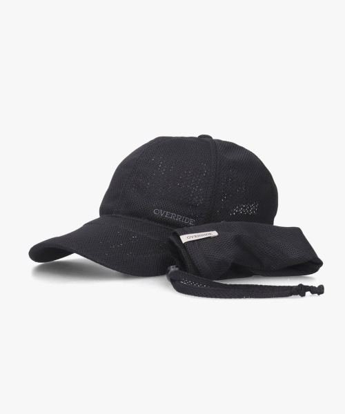 OVERRIDE（オーバーライド）の「OVERRIDE  VENTLOCK MESH SHADE CAP / オーバーライド（キャップ・レディース・ブラック/ブラウン/グレー・57~59cm）」の16枚目の写真