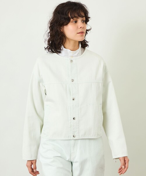 マッキントッシュフィロソフィー　ノーカラーボンディングジャケット MACKINTOSH PHILOSOPHY｜マッキントッシュ フィロソフィーのノーカラー