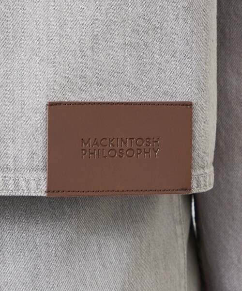 MACKINTOSH PHILOSOPHY(マッキントッシュ フィロソフィー)の「【GREY LABEL】デニムノーカラートラッカージャケット(ノーカラージャケット・レディース・ブルー/ダークネイビー/グレー系その他・2)」の5枚目の写真