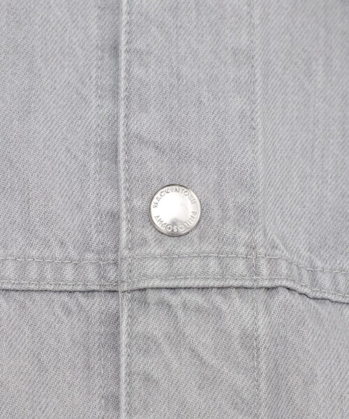 MACKINTOSH PHILOSOPHY(マッキントッシュ フィロソフィー)の「【GREY LABEL】デニムノーカラートラッカージャケット(ノーカラージャケット・レディース・ブルー/ダークネイビー/グレー系その他・2)」の4枚目の写真