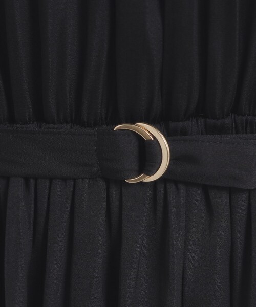 ITS'DEMO（イッツデモ）の「【入卒／手洗い可】サテンベルト付きワンピース（ワンピース・レディース・ブラック/ベビーピンク/ナチュラル・00）」の20枚目の写真