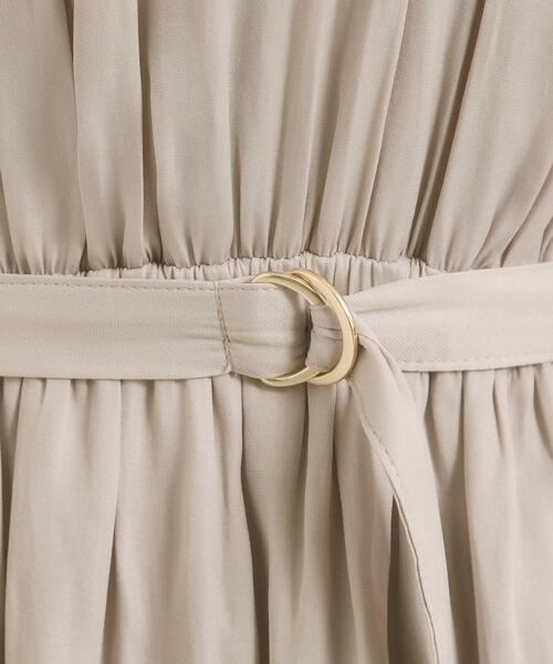 ITS'DEMO（イッツデモ）の「【入卒／手洗い可】サテンベルト付きワンピース（ワンピース・レディース・ブラック/ベビーピンク/ナチュラル・00）」の16枚目の写真