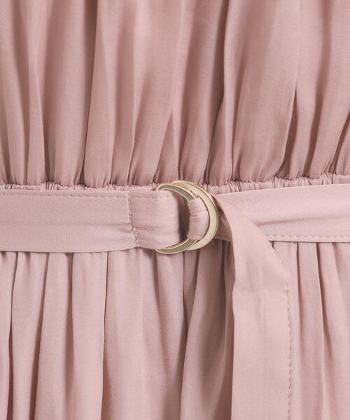 ITS'DEMO（イッツデモ）の「【入卒／手洗い可】サテンベルト付きワンピース（ワンピース・レディース・ブラック/ベビーピンク/ナチュラル・00）」の14枚目の写真