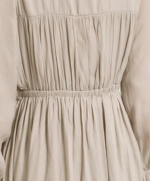 ITS'DEMO（イッツデモ）の「【入卒／手洗い可】サテンベルト付きワンピース（ワンピース・レディース・ブラック/ベビーピンク/ナチュラル・00）」の10枚目の写真