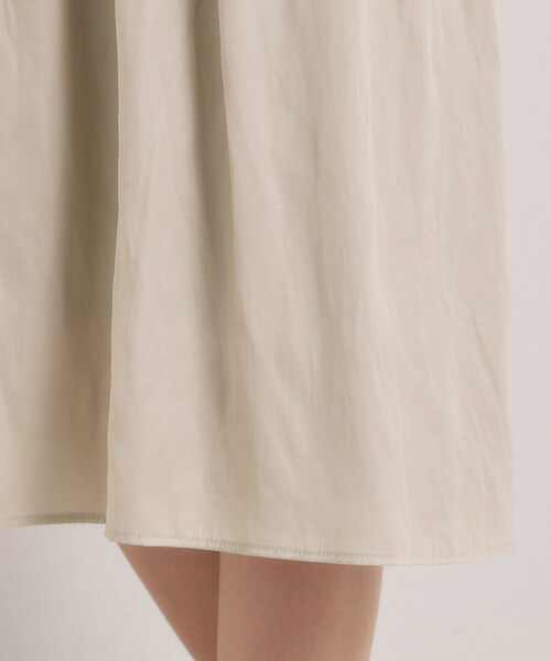 ITS'DEMO（イッツデモ）の「【入卒／手洗い可】サテンベルト付きワンピース（ワンピース・レディース・ブラック/ベビーピンク/ナチュラル・00）」の5枚目の写真