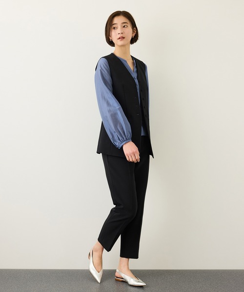 ROPE'（ロペ）の「カールマイヤーウエストタックペプラムブラウス/イージーケア（シャツ/ブラウス・レディース・ブルー系その他4/ピンク系その他2・38）」の16枚目の写真