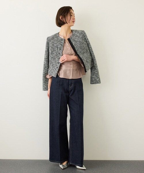 ROPE'（ロペ）の「カールマイヤーウエストタックペプラムブラウス/イージーケア（シャツ/ブラウス・レディース・ブルー系その他4/ピンク系その他2・38）」の18枚目の写真