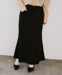ポンチ素材 マーメイドスカート