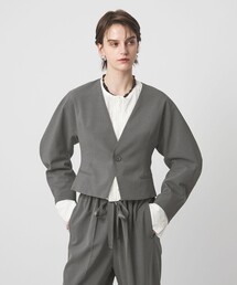 UNITED ARROWS｜ユナイテッドアローズのノーカラージャケット（無地