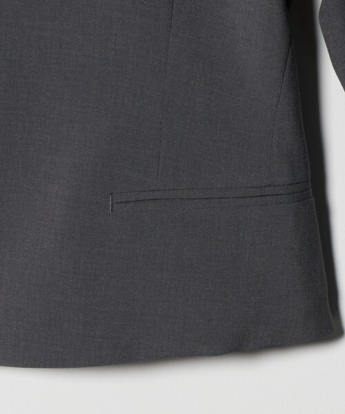 ASTRAET（アストラット）の「＜ASTRAET＞カーブスリーブ ノーカラージャケット（ノーカラージャケット・レディース・ブラック/グレー系・FREE）」の13枚目の写真