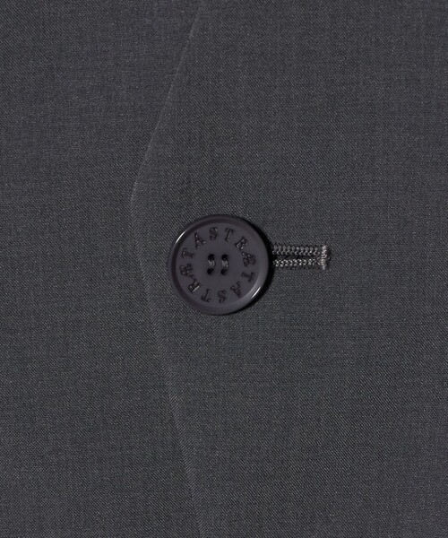 ASTRAET（アストラット）の「＜ASTRAET＞カーブスリーブ ノーカラージャケット（ノーカラージャケット・レディース・ブラック/グレー系・FREE）」の15枚目の写真