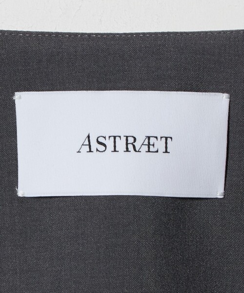 ASTRAET（アストラット）の「＜ASTRAET＞カーブスリーブ ノーカラージャケット（ノーカラージャケット・レディース・ブラック/グレー系・FREE）」の21枚目の写真